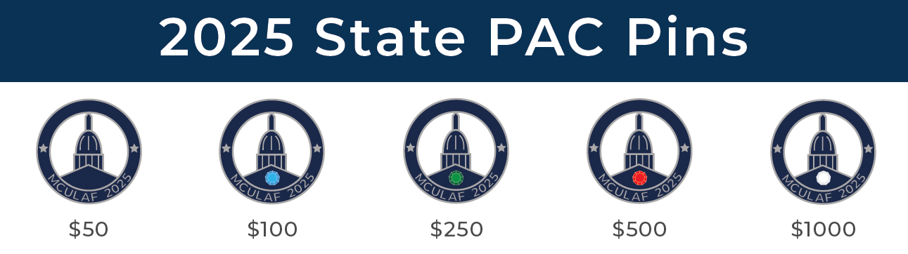 2025 State PAC Pin Designs